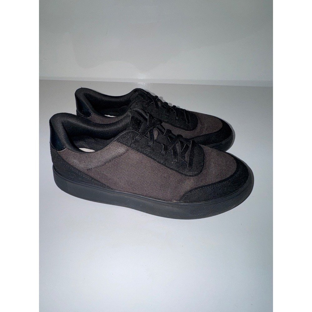 Kizik Kids Prague Black Dark Grey Hands-Free Slip On Sneakers G7FC KPRABK02 3Y